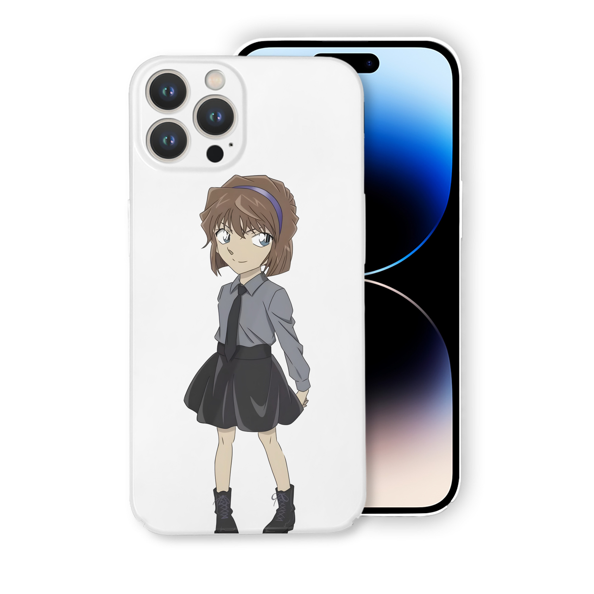 （画像用） 名探偵コナン 灰原 哀 はいばら あい Detective Conan Anita Hailey、Vi Graythorn Haibara Ai 【iPhone 14シリーズ対応】ハードケース